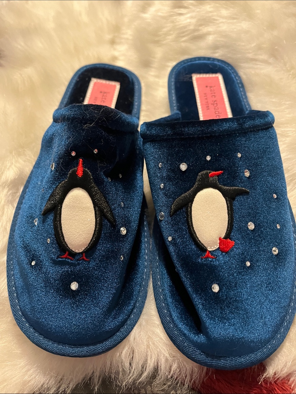 Kate Spade Jolie Slipper with Penguin Detail - Picture 8 of 8